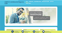 Desktop Screenshot of ckscorretora.com